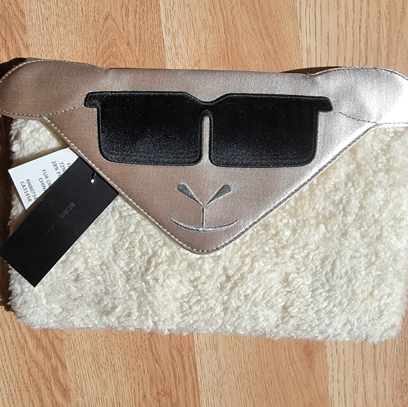 BCBGMaxAzria Handbags - Bcbgmaxazria lamb clutch.
